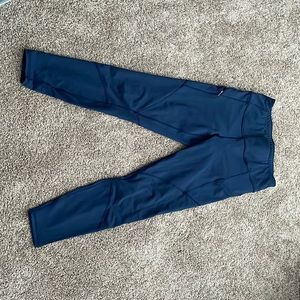 navy blue athleta leggings